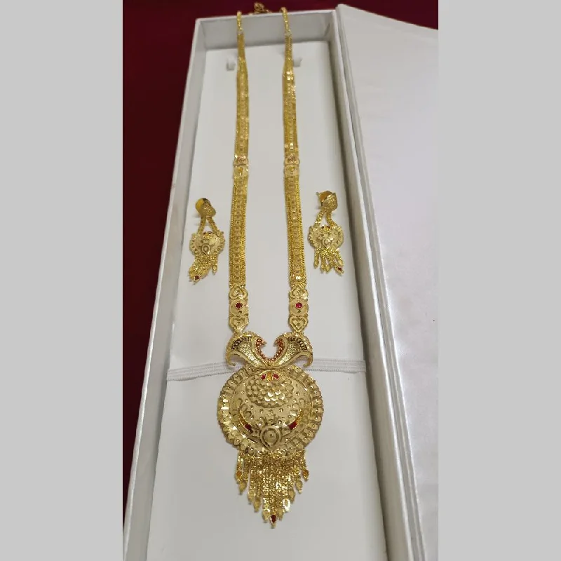 women’s long necklaces-Pari Art Jewellery Forming Long Necklace Set