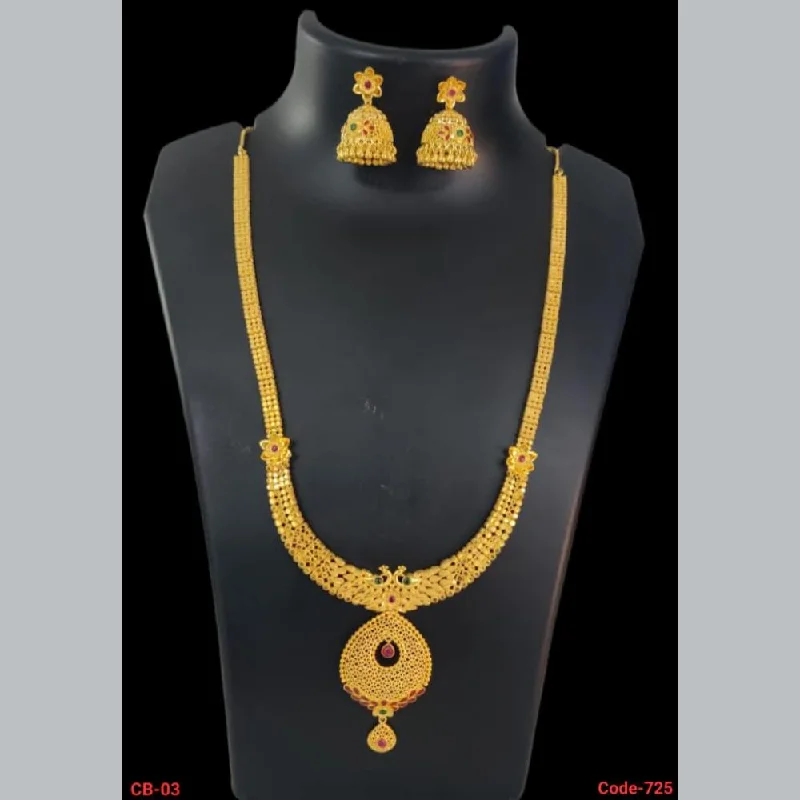 women’s charm necklaces-Pari Art Jewellery Forming Long Necklace Set