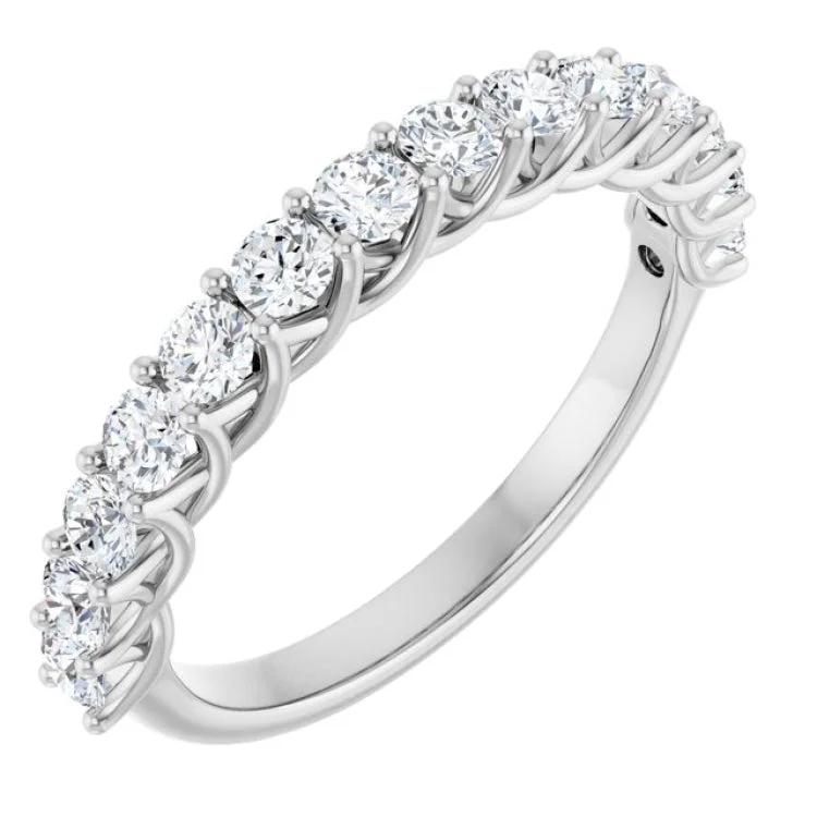 women’s statement rings-Platinum 7/8 CTW Lab-Grown Diamond Anniversary Band