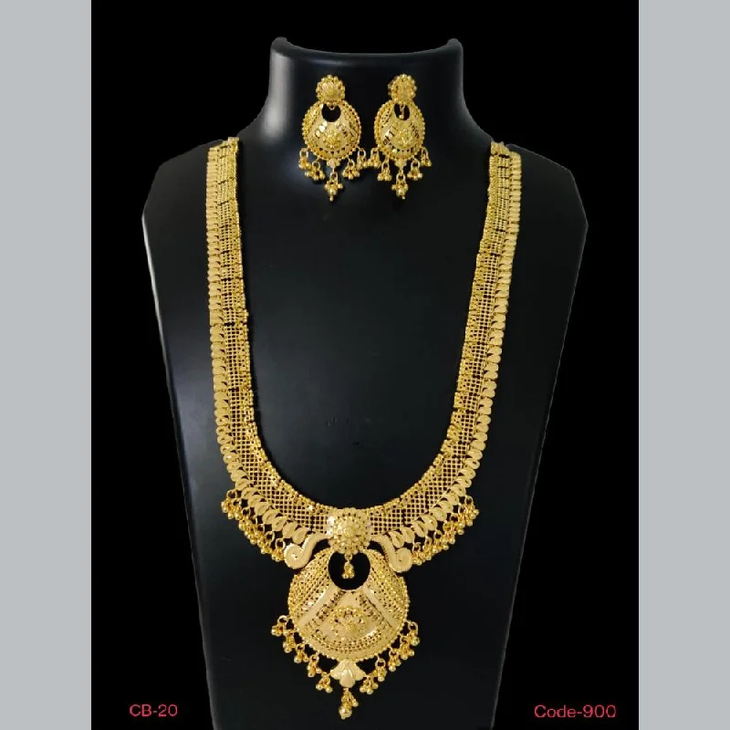 women’s designer necklaces-Pari Art Jewellery Forming Long Necklace Set