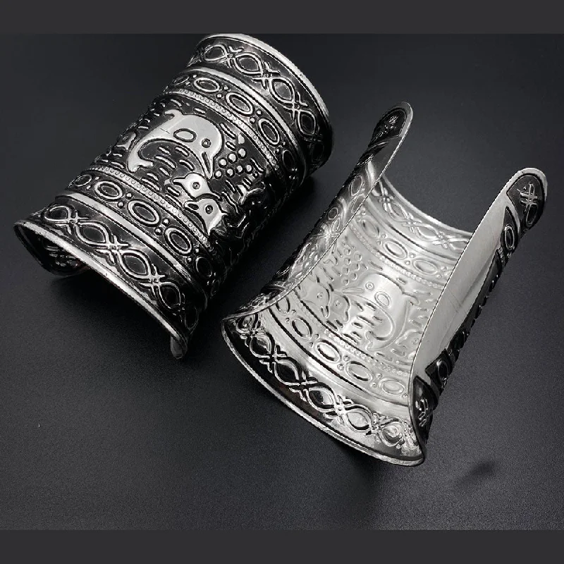 women’s sparkly bracelets-Manisha Jewellery Oxidised Plated Kada