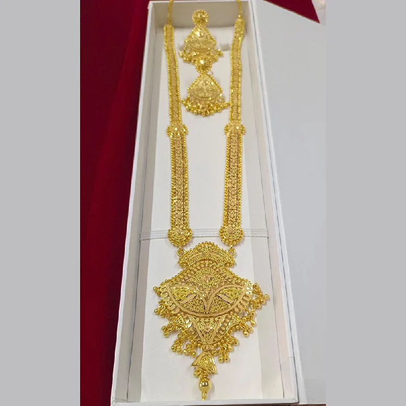 women’s elegant necklaces-Pari Art Jewellery Forming Long Necklace Set