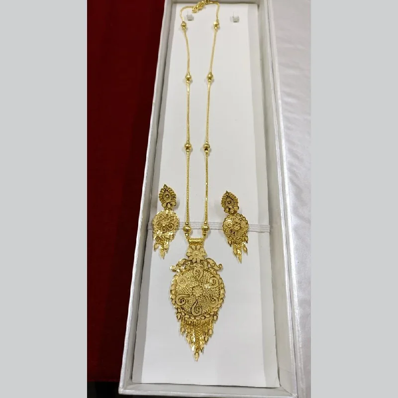 women’s diamond chain necklaces-Pari Art Jewellery Forming Long Necklace Set