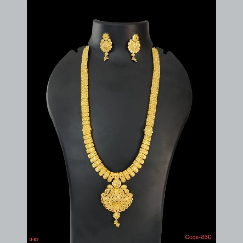 women’s pearl necklaces-Pari Art Jewellery Forming Long Necklace Set