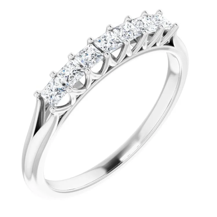 women’s infinity rings-Platinum 1/3 CTW Natural Diamond Anniversary Band