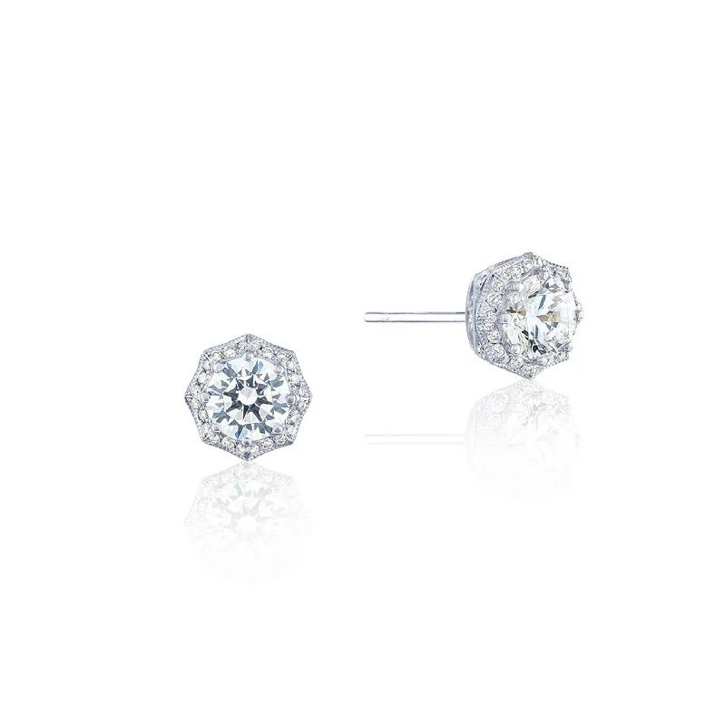 women’s stud earrings-TACORI Bloom | Art Deco Bloom Stud Earrings FE804RD5