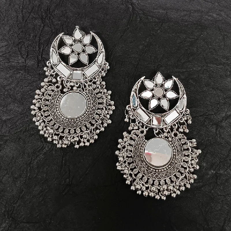 women’s cute earrings-Darshana Jewels Oxidised Plated Dangler Earrings