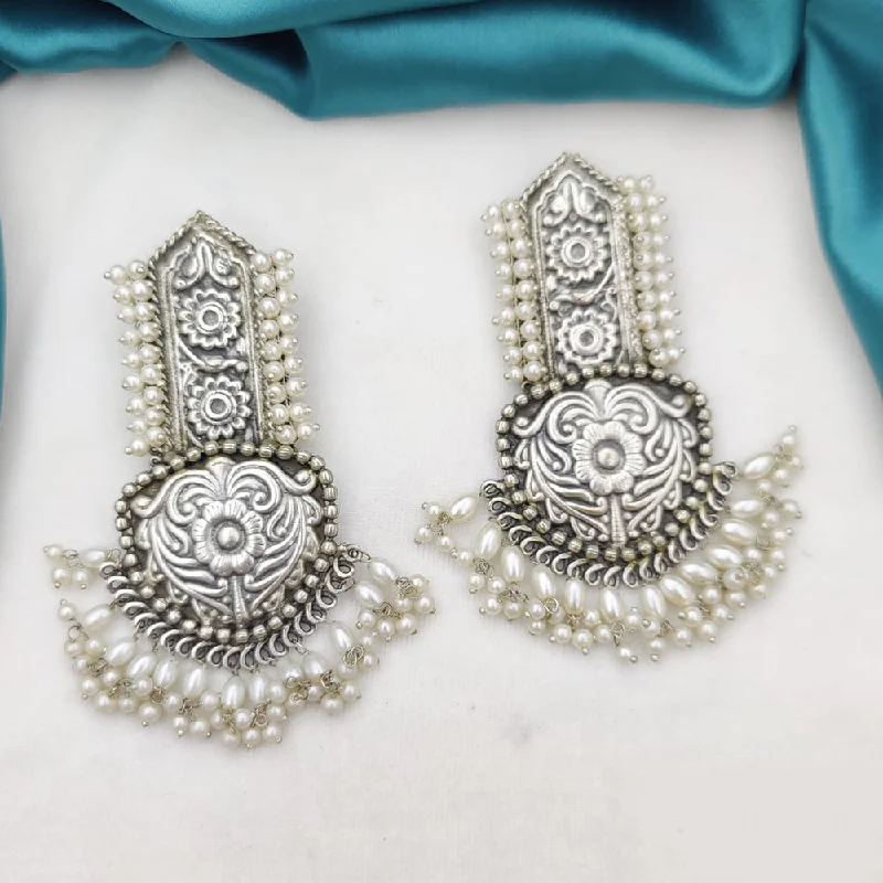 women’s chandelier earrings-Fancyla Oxidised Plated  Dangler Earrings