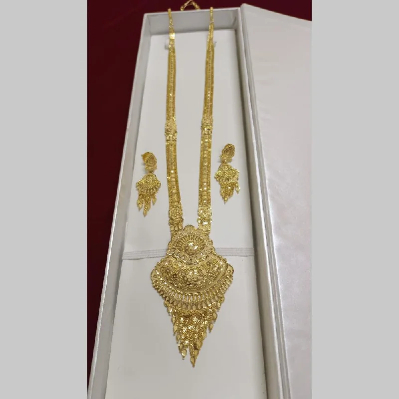 women’s diamond chain necklaces-Pari Art Jewellery Forming Long Necklace Set