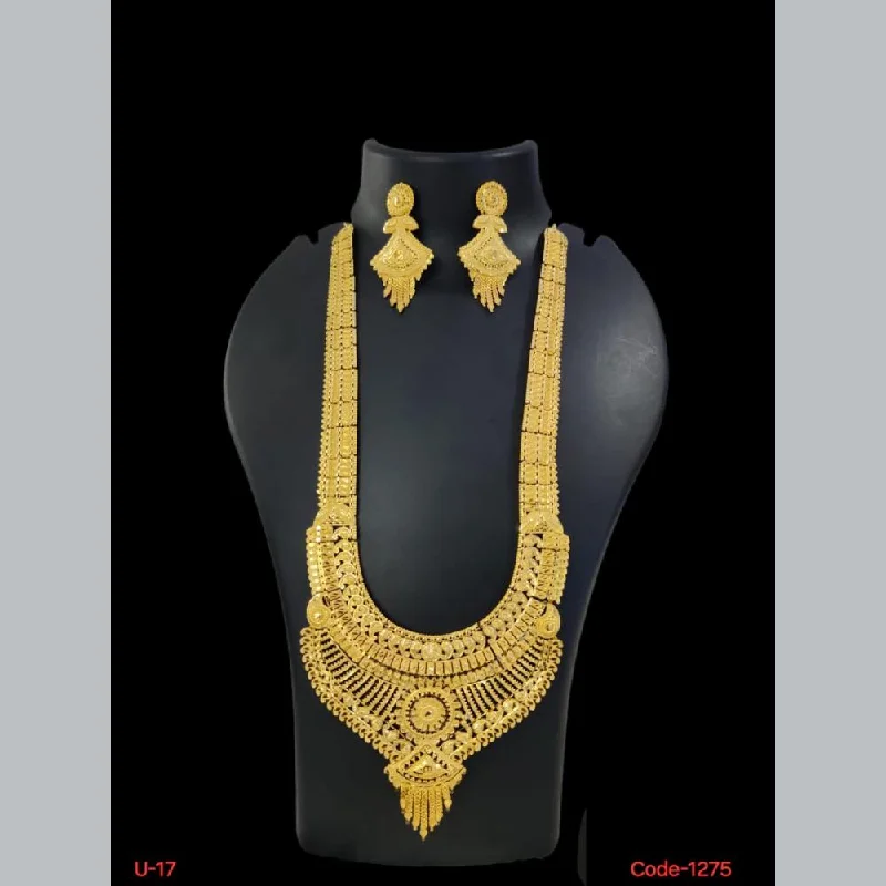 women’s stylish necklaces-Pari Art Jewellery Forming Long Necklace Set