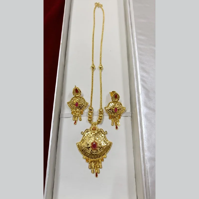 women’s diamond necklaces-Pari Art Jewellery Forming Long Necklace Set