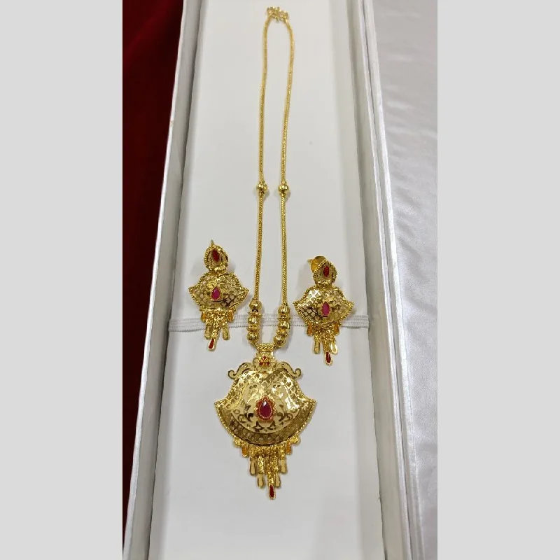 women’s long necklaces-Pari Art Jewellery Forming Long Necklace Set