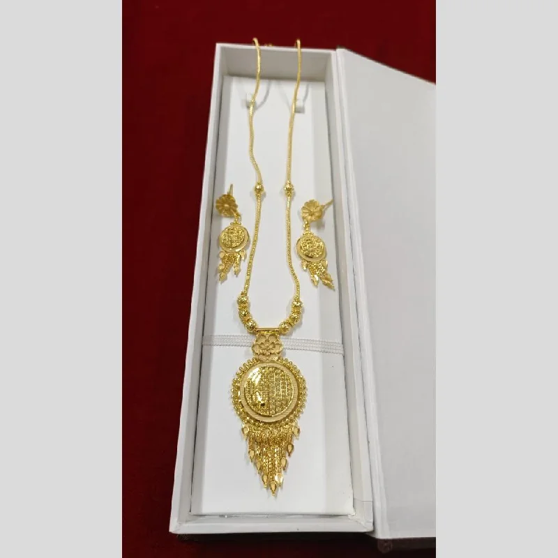 women’s custom necklaces-Pari Art Jewellery Forming Long Necklace Set