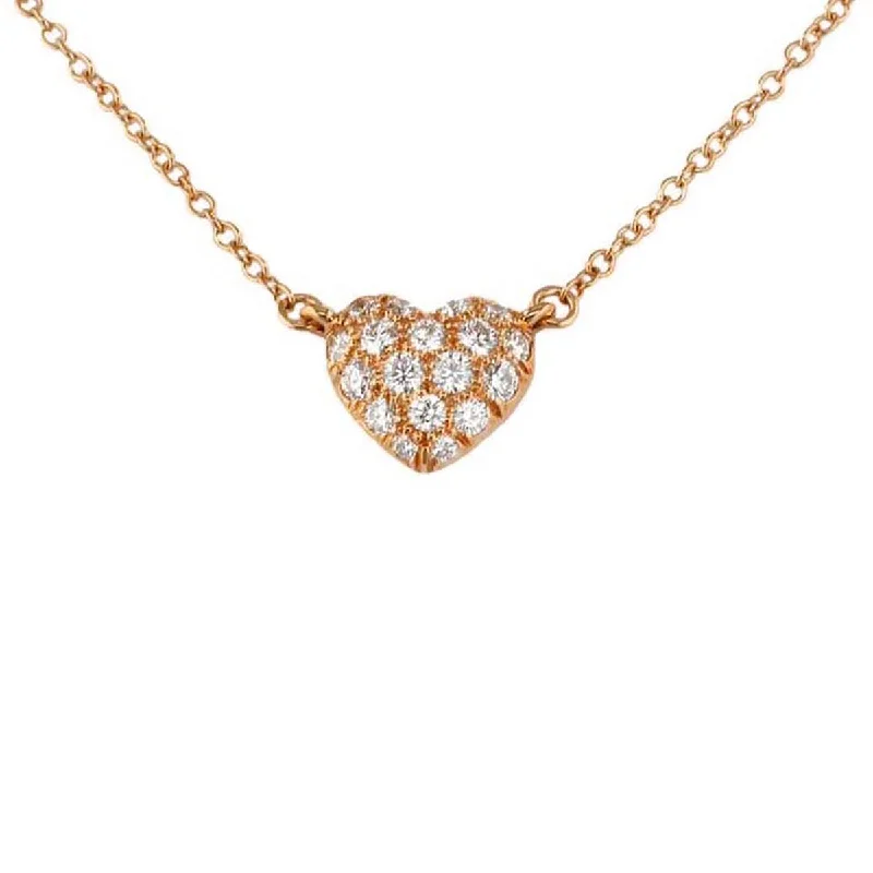 women’s men’s style necklaces-Pav√© Sweetheart Necklace