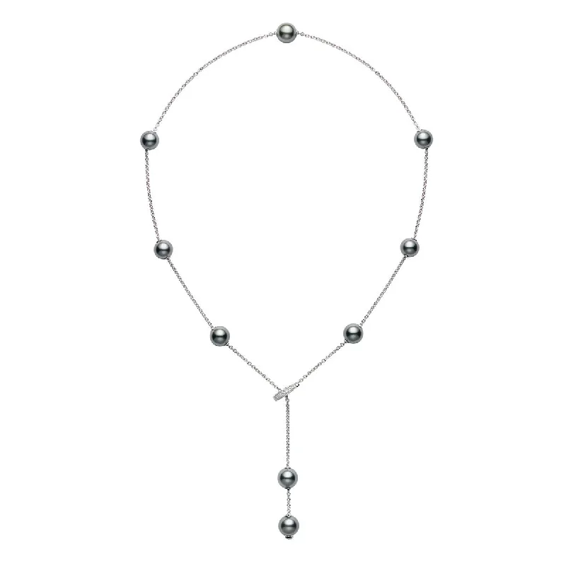 women’s chunky necklaces-Pearls in Motion Necklace