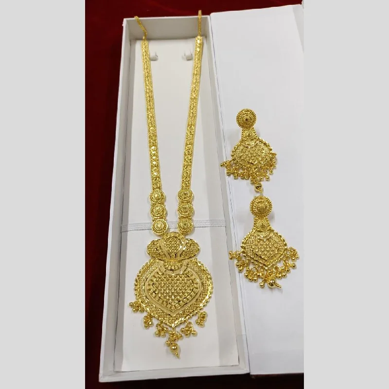 women’s antique necklaces-Pari Art Jewellery Forming Long Necklace Set