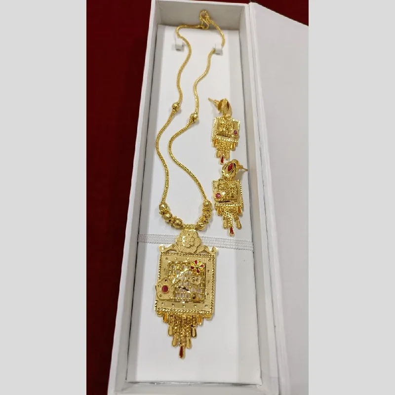 women’s anniversary necklaces-Pari Art Jewellery Forming Long Necklace Set