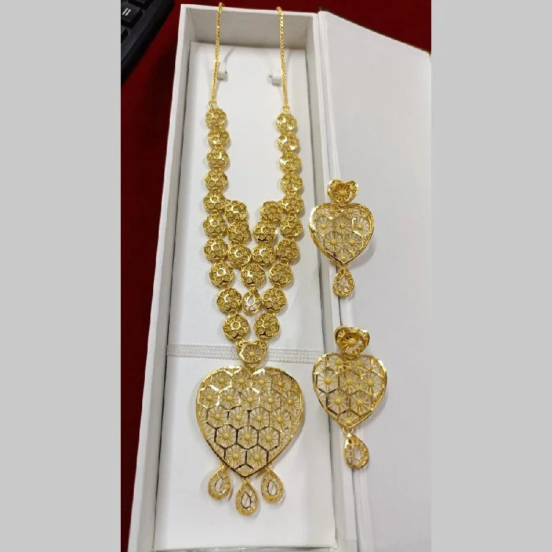 women’s vintage charm necklaces-Pari Art Jewellery Forming Long Necklace Set