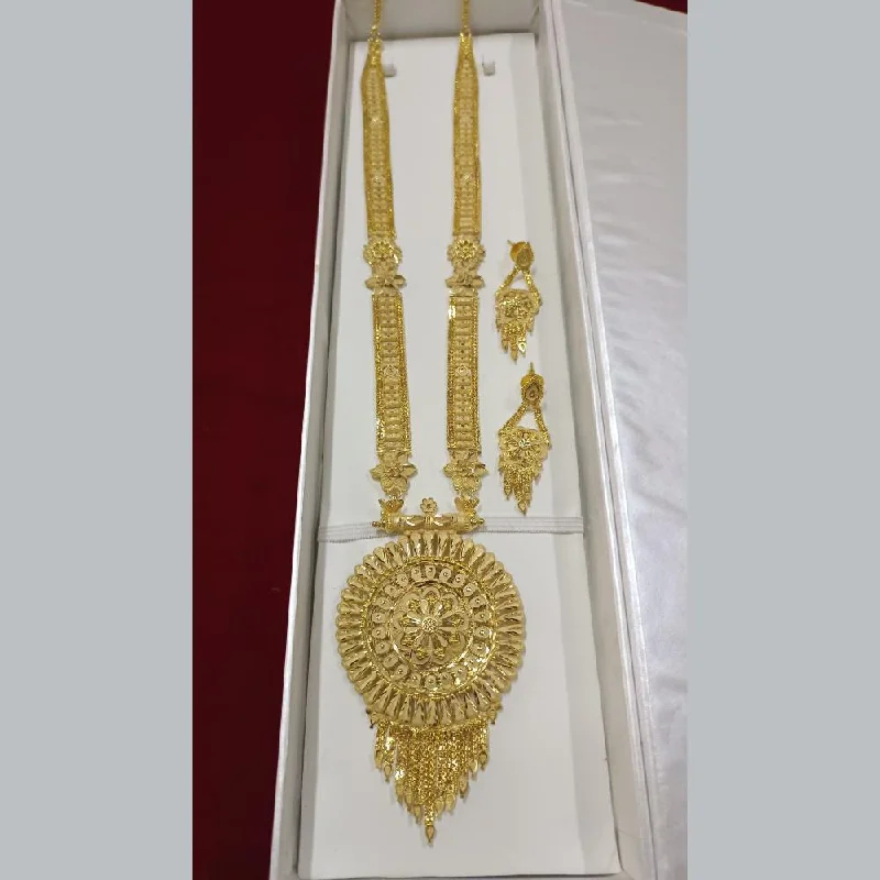 women’s elegant necklaces-Pari Art Jewellery Forming Long Necklace Set