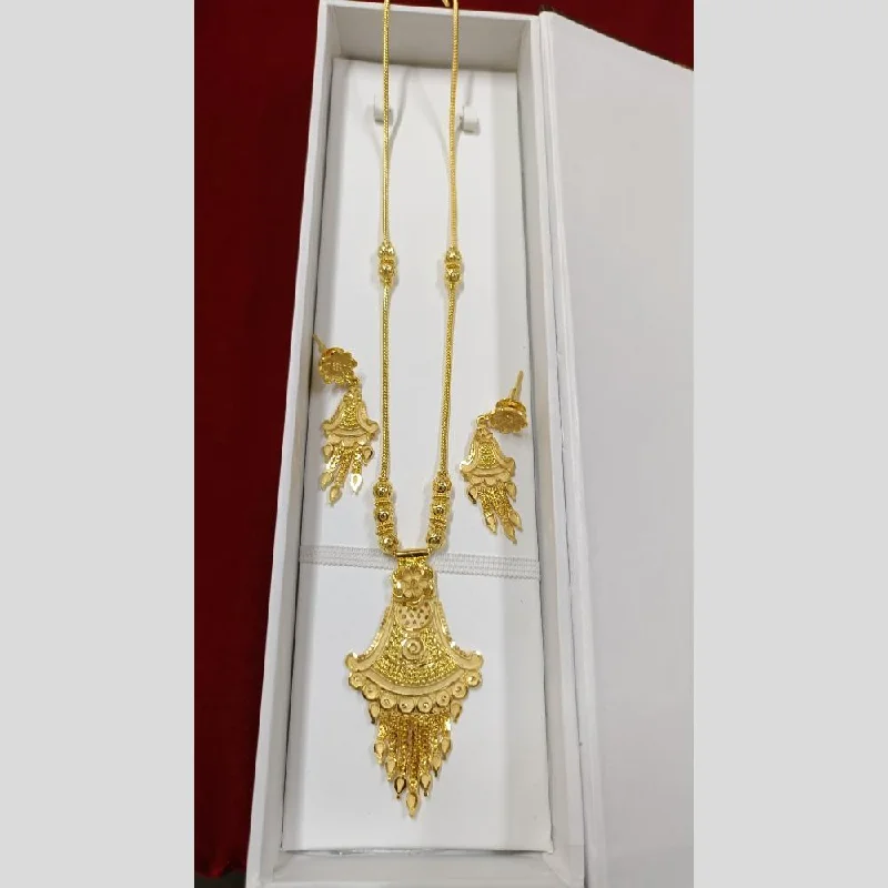 women’s birthstone necklaces-Pari Art Jewellery Forming Long Necklace Set