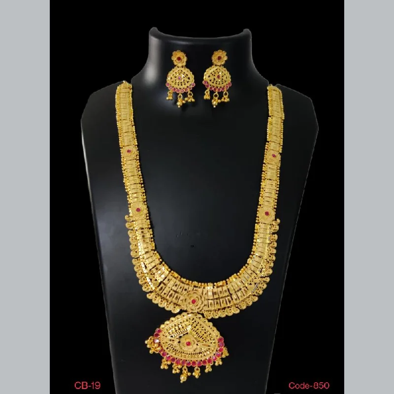 women’s chunky chain necklaces-Pari Art Jewellery Forming Long Necklace Set