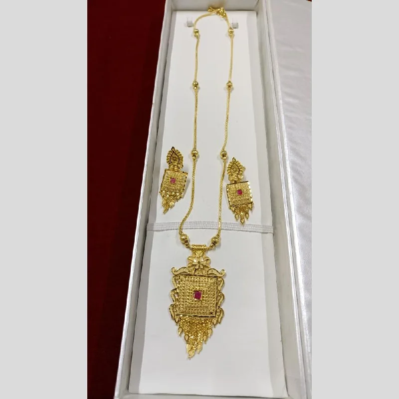 women’s diamond necklaces-Pari Art Jewellery Forming Long Necklace Set