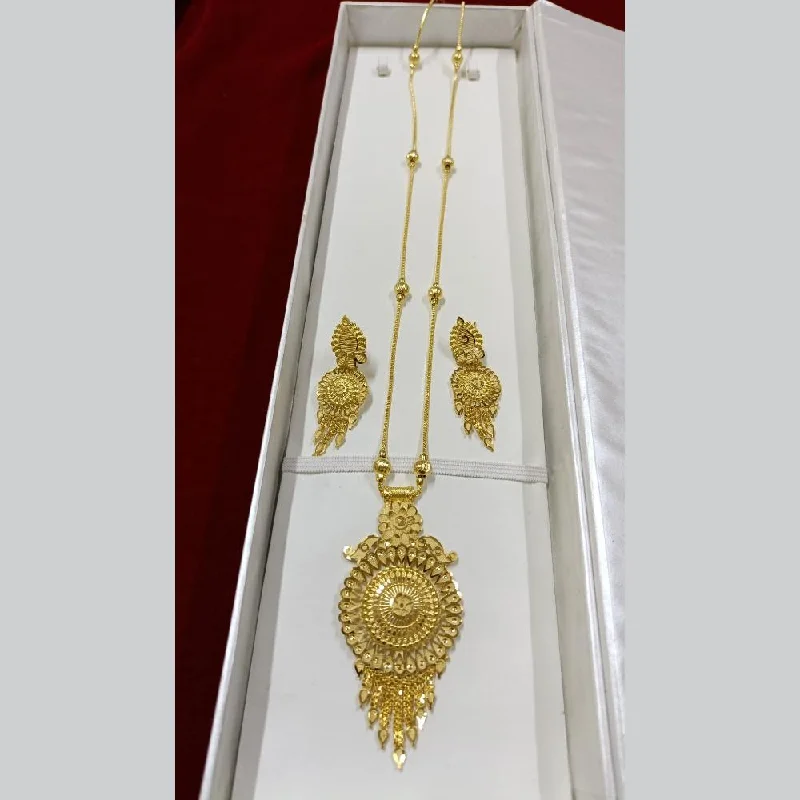 women’s romantic necklaces-Pari Art Jewellery Forming Long Necklace Set