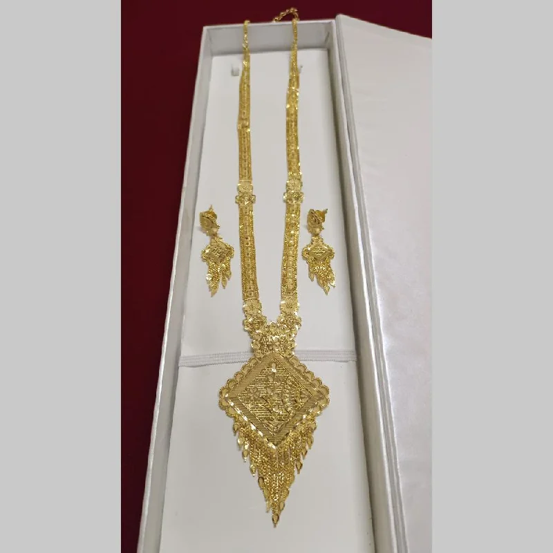 women’s double chain necklaces-Pari Art Jewellery Forming Long Necklace Set