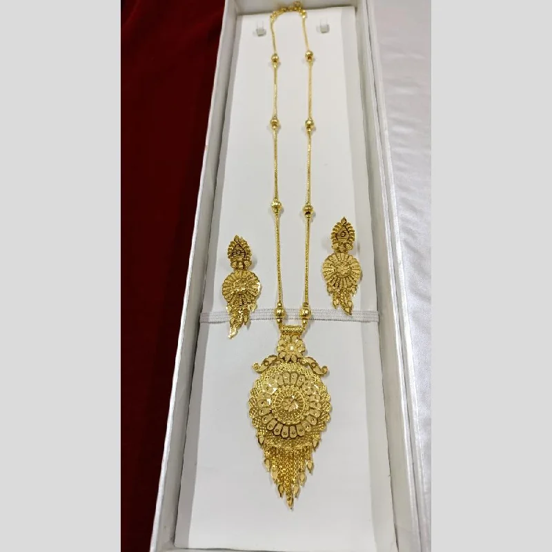 women’s pendant necklaces-Pari Art Jewellery Forming Long Necklace Set