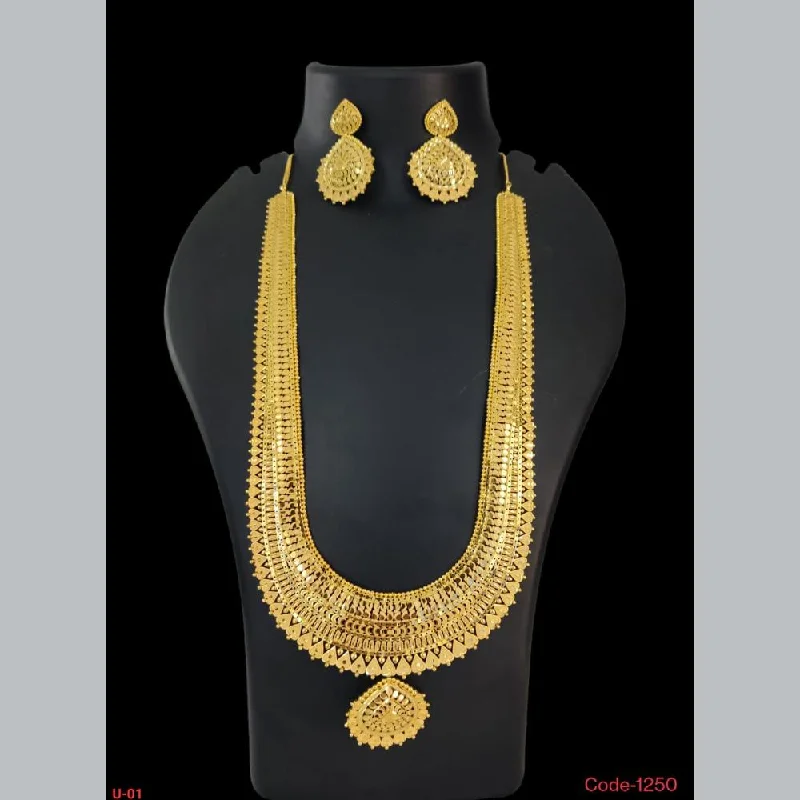 women’s luxury necklaces-Pari Art Jewellery Forming Long Necklace Set