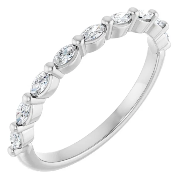 women’s eternity rings-14K White 1/4 CTW Lab-Grown Diamond Anniversary Band