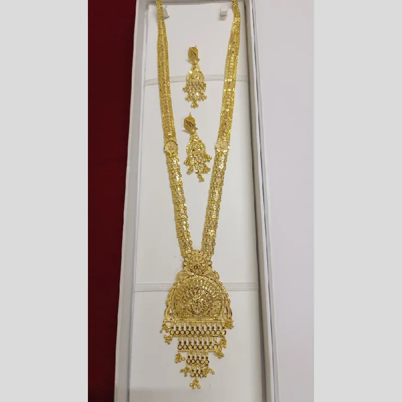 women’s vintage charm necklaces-Pari Art Jewellery Forming Long Necklace Set